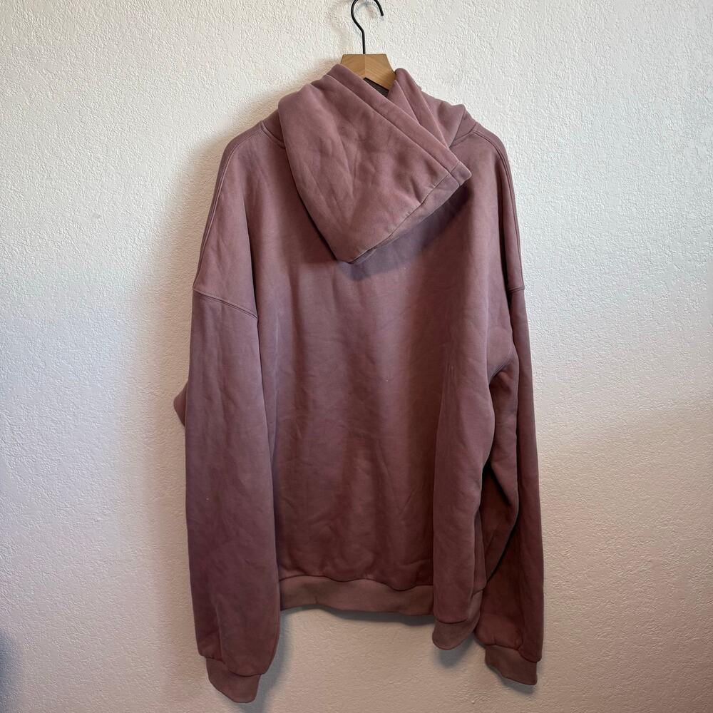 Comfrt Minimalist Hoodie Super Soft Oversized Pullover Orchid Purple Mauve 3XL - Picture 8 of 13
